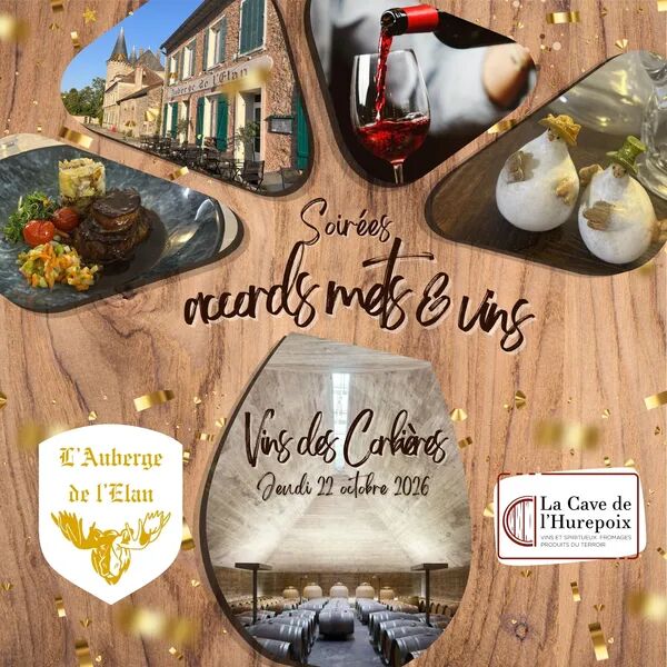 Soirée accords mets et vins des Corbières