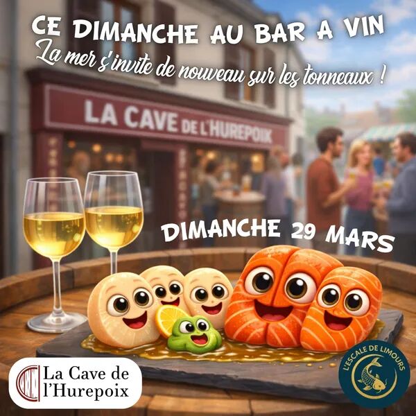 Carpaccio de la mer au bar à vin