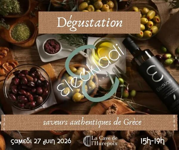 Dégustation produits grecs