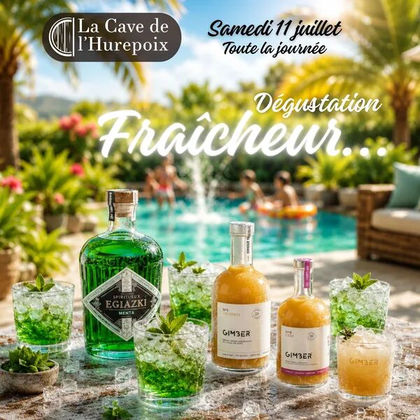 Dégustation toute en fraîcheur