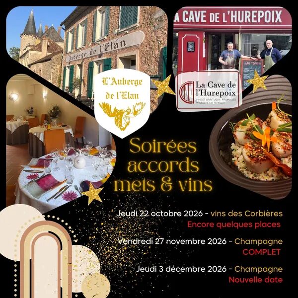 Soirées accords mets et vins