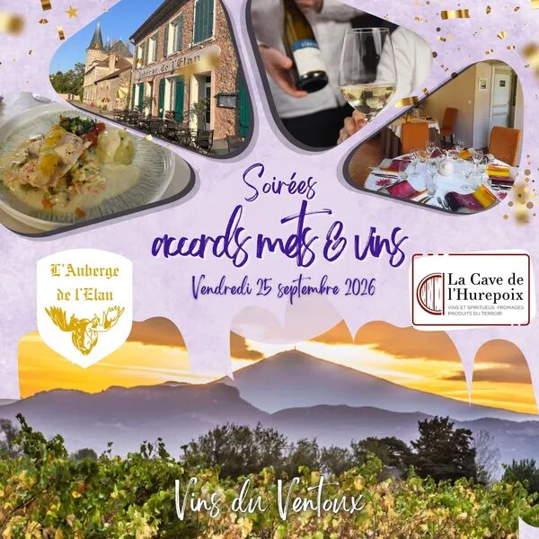 Soirée accords mets et vins du Ventoux