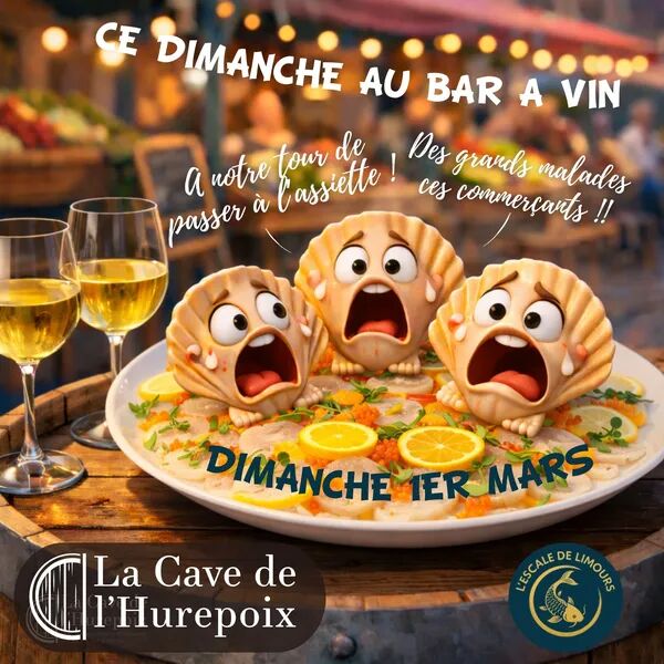Spéciale  Saint-Jacques au bar à vin